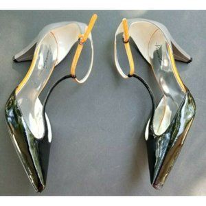 Kenneth Cole Womens 9.5 Patent Heels T-Strap